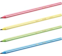 Карандаш чернографитный BIC Evolution Stripes, КОМПЛЕКТ 12 шт., HB, корпус ассорти 918487 180923