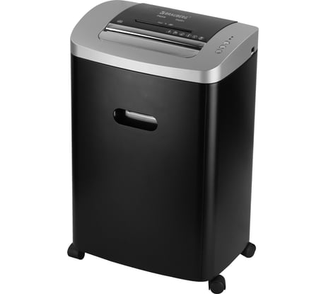Уничтожитель (шредер) BRAUBERG JP822M, CD, 5 уровень секретности, 2×12 мм, 8 листов, 22 литра, 532591