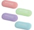 Ластик BRAUBERG PASTEL OVAL, 50×23×10 мм, цвета ассорти, комплект 24 шт., овальный 274023 1