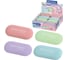Ластик BRAUBERG PASTEL OVAL, 50×23×10 мм, цвета ассорти, комплект 24 шт., овальный 274023 11