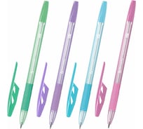 Ручка шариковая BRAUBERG с грипом ULTRA GT PASTEL, комплект 20 шт., синяя, линия 0.35 мм 144534