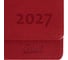 Планинг датированный GALANT 2027, 305×140 мм, под кожу, красный, Ritter 118207 5