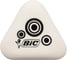 Набор ластиков BIC Mini Fun 3 шт., белый с рисунком, 2 треугольных и 1 овальный 927870 273086 2