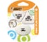 Набор ластиков BIC Mini Fun 3 шт., белый с рисунком, 2 треугольных и 1 овальный 927870 273086 7