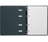Бизнес тетрадь на кольцах BRAUBERG А5 180х220, 120л, под кожу, держатель д/ручки, BRG MONO, СЕРЫЙ, 405235 6