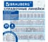 Линейки пластиковые BRAUBERG 20 см справочные, НАБОР 4 шт, для младших классов, пенал 210895 2