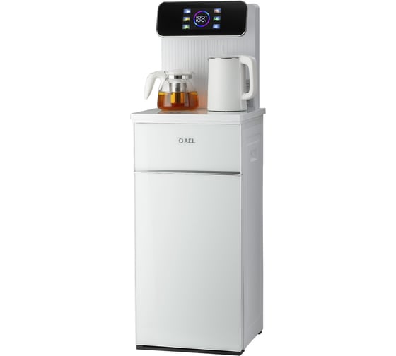 Кулер с чайным столиком AEL Тиабар TB84a-LK white 00491