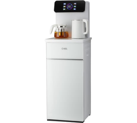 Кулер с чайным столиком AEL Тиабар TB84a-LD white 00490