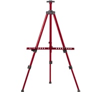 Флипчарт мольберт-тренога телескопический красный BRAUBERG 110х164х91 см, чехол 192750