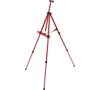 Флипчарт мольберт-тренога телескопический красный BRAUBERG 110х164х91 см, чехол 192750