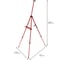 Флипчарт мольберт-тренога телескопический красный BRAUBERG 110х164х91 см, чехол 192750 13