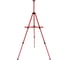 Флипчарт мольберт-тренога телескопический красный BRAUBERG 110х164х91 см, чехол 192750 14