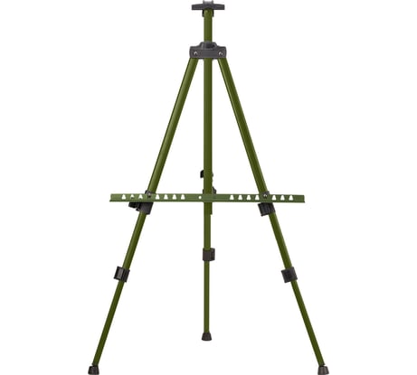 Флипчарт мольберт-тренога металл телескопический зеленый BRAUBERG 110х164х91 см, чехол 192752