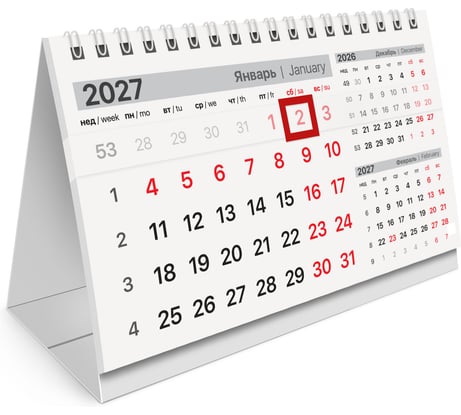 Календарь-домик настольный BRAUBERG на гребне с бегунком 2027г , 160х105 мм, Туман, 118475