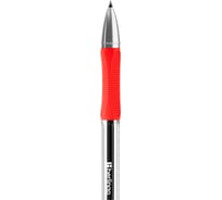 Ручка гелевая Berlingo Tribase Gel grip красная, 0,5мм, грип, CGp05024 CGp_05024
