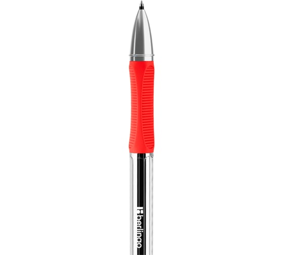 Ручка гелевая Berlingo Tribase Gel grip красная, 0,5мм, грип, CGp05024 CGp_05024