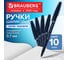 Ручка шариковая с грипом BRAUBERG i-STICK POINT DEEP BLUE, КОМПЛЕКТ 10 ШТ, СИНЯЯ, 0,35мм, 881321 2