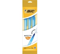 Ручки шариковые BIC Round Stic, набор 3 шт., синие, узел 1 мм, линия письма 0,32 мм, пакет, 9021522, 143984