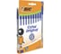 Ручки шариковые BIC Cristal Original, набор 10 шт., синие, узел 1 мм, линия 0,32 мм, пакет, 830863, 143972 5
