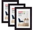 Рамка Staff 21х30 см небьющаяся, КОМПЛЕКТ 3 штуки, багет 30 мм МДФ, Style, цвет венге, 391344 1