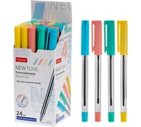 Ручка шариковая Hatber NEWtone, 0,7 мм, чернила на масляной основе, 24 шт 089263