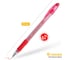 Ручка гелевая Crown Hi-Jell Needle Grip, красная, 0,7 мм, грип, игольчатый стержень, 12 шт в упаковке HJR-500RNB 3