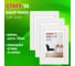 Рамка Staff 21х30 см небьющаяся, КОМПЛЕКТ 3 штуки, багет 30 мм МДФ, Style, белая 391343 2