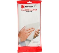 Влажные салфетки для очистки рук TORSO 25 шт., 15х16 см 2131500
