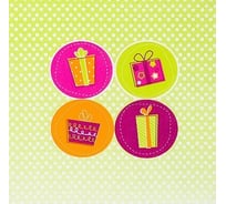 Бумажная салфетка PAPSTAR РОЖДЕСТВЕНСКИЕ ПОДАРКИ 33х33 см, 3 слоя, 20 шт/уп 1/15 PS-87079