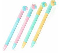 Подарочная автоматическая шариковая ручка Alingar Baby pen Сердечко синяя фигурный клип AL4778