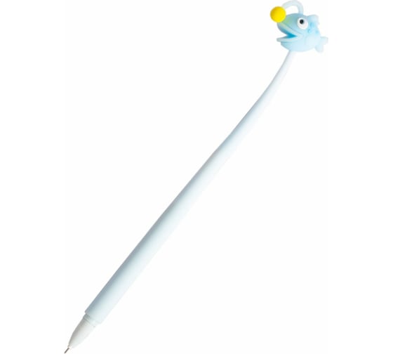 Гелевая ручка Alingar Рыбка синяя soft корпус AL7856 1