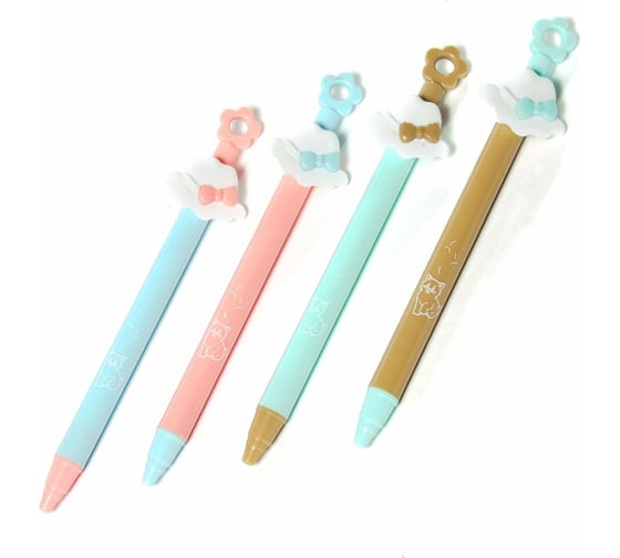 Подарочная автоматическая шариковая ручка Alingar Baby pen Шляпка синяя фигурный клип AL4782