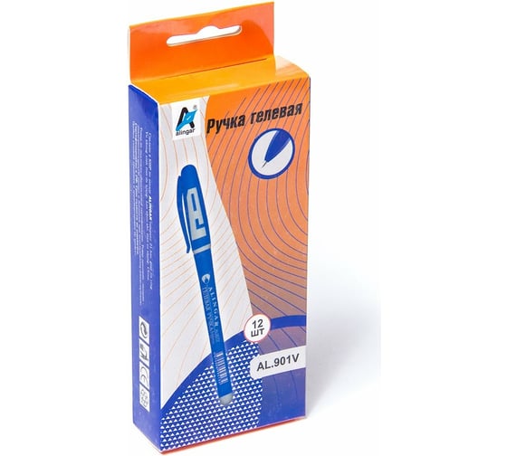 Гелевая ручка Alingar Sample синяя 12 шт в упаковке AL901V