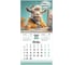 Календарь настенный перекидной 2027г BRAUBERG, 12 листов, 21,4х21,4см, МИНИ, Funny goats, 118432 8