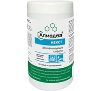 Салфетки влажные для рук и поверхностей Алмадез-Некст №100 170-145мм. Банка САЛ-В-78