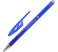 Ручка стираемая гелевая BRAUBERG ULTRA ERASE, СИНЯЯ, узел 0,5 мм, линия письма 0,35 мм, КОМПЛЕКТ 12 шт., 144275