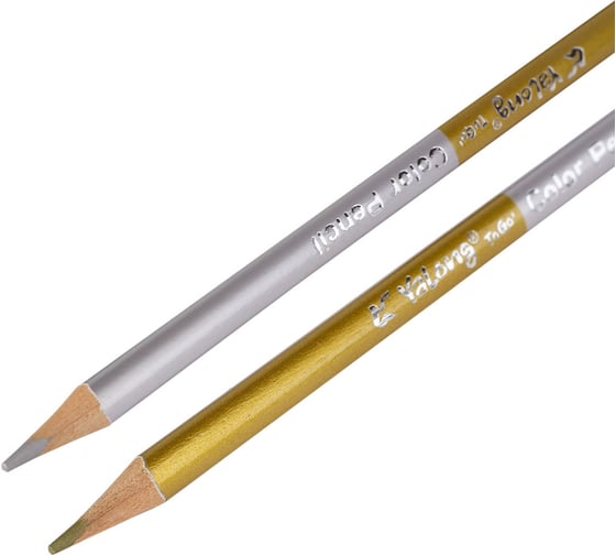 Цветные карандаши Yalong Colour 1 двусторонние деревянные 12 шт 24 цвета трехгранные YL817148-24