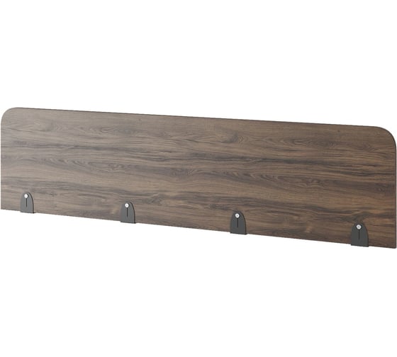 Верхний экран-перегородка Kobor ЛДСП EV-120 black/wood 230015