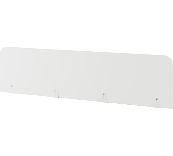 Верхний экран-перегородка Kobor ЛДСП EV-100 white/premium 230092