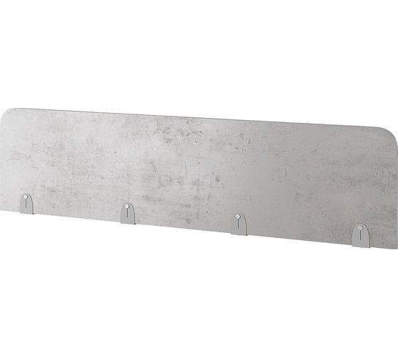 Верхний экран-перегородка Kobor ЛДСП EV-100 aluminum/chicago 230068