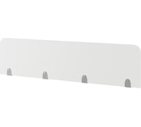 Верхний экран-перегородка Kobor ЛДСП EV-120 aluminum/premium 230063
