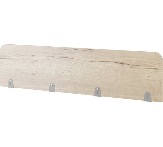 Верхний экран-перегородка Kobor ЛДСП EV-100 aluminum/natural 230080