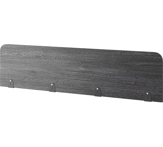 Верхний экран-перегородка Kobor ЛДСП  EV-180 black/wood 230018