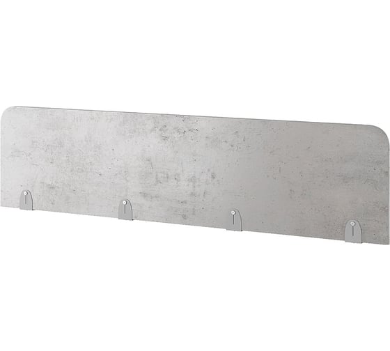 Верхний экран-перегородка Kobor ЛДСП EV-80 aluminum/chicago 230067