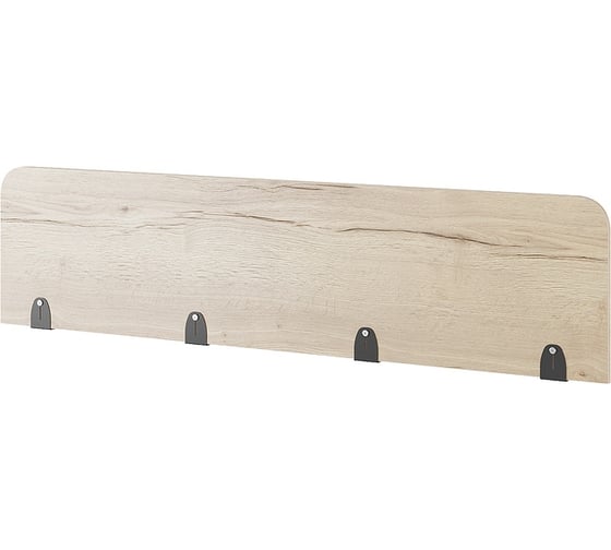 Верхний экран-перегородка Kobor ЛДСП EV-80 black/natural 230019
