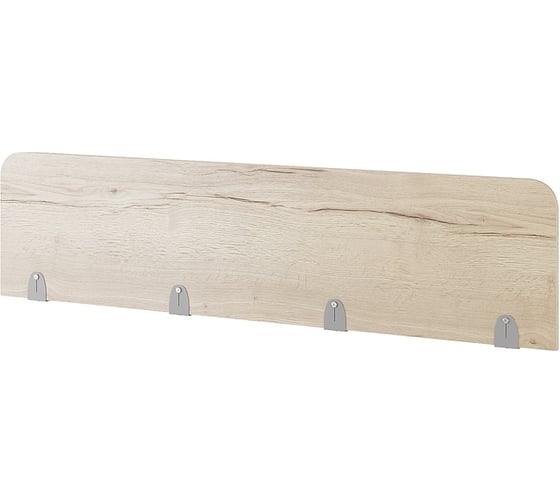 Верхний экран-перегородка Kobor ЛДСП EV-180 aluminum/natural 230084