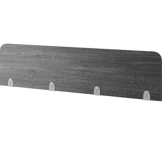 Верхний экран-перегородка Kobor ЛДСП  EV-180 aluminum/wood 230078