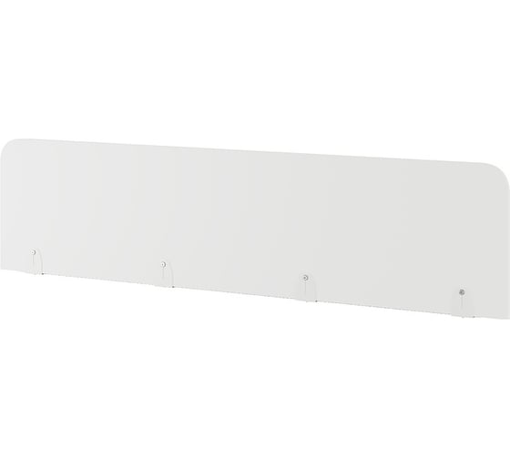 Верхний экран-перегородка Kobor ЛДСП EV-80 white/premium 230091