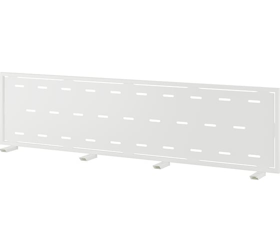 Верхний экран-перегородка Kobor металлический EV1-140 white 230142
