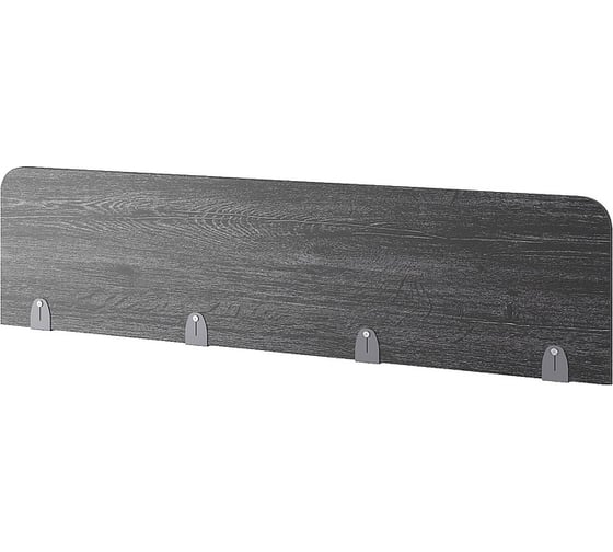 Верхний экран-перегородка Kobor ЛДСП EV-80 graphite/wood 230043